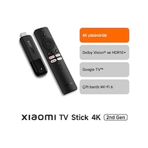 Xiaomi 2. Nesil Tv Stick 4K Android Wi-Fi Bağlantısı ile Dolby Vision & HDR10+ Medya Oynatıcı