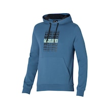 Mizuno Mızuno Graphic Hoody Erkek Sweatshirt Mavi