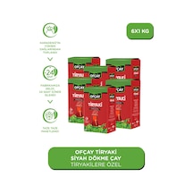 Ofçay Tiryakisine Siyah Dökme Çay 6 x 1 KG