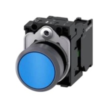 Siemens 3sb6160-0ab50-1ba0 - 22mm 1 No Yay Dönüşlü Butonlar Metal Mavi