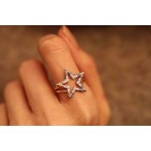 Reis Kuyumculuk T1681 Stella Ring Altın Yüzük
