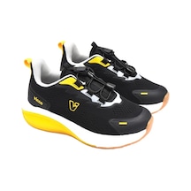 Vicco Knit 346.f25y.153 Phlon Hafif Taban Cırtlı Çocuk Spor Ayakkabı Siyah Siyah