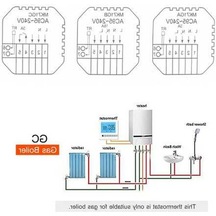 Pazly Su/gaz Kazanı Akıllı Termostat - Lcd Ekranlı Dijital Sıcaklık Kontrol Cihazı