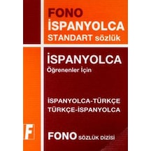İspanyolca-Türkçe / Türkçe-İspanyolca Standart Sözlük - Birsen Çankaya -  Rose Ramon Gonzales - Fono Yayınları