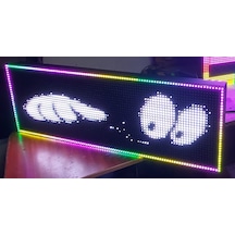 Rgb Kayan Yazı, Renkli Led Tabela 32x64cm Çift Yön, Eskişehirled