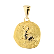 Goldkupe 14 Ayar Altın Kova Burç Kolye Ucu 1,77 Gr-6386 Altın