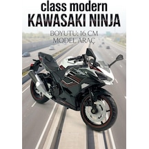 Hobbiez Lisanslı Kawasaki Ninja Model Diecast 1/12 Ölçek Metal Motosiklet Araç