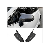 Toyota Corolla Uyumlu 2019+ Batman Ayna Kapagı - Karbon
