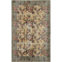 Vintage Eskitme El Dokuma Halı 149 X 230 Cm 10109