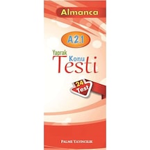 Palme Yaprak Test Almanca Konu A2.1 (546758537)