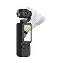 Çeşithane 1080p Spor Kamera Wifi Döner Lens Çift Işıklı Mini Kamera Siyah