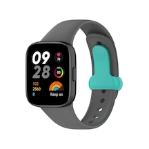 Newface - 75 - Xiaomi Redmi Watch 3 Origin Silikon Kordon - Ece-umay - - Füme