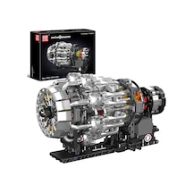 Mould King Turbojet Engine 10216 1,214 Parça Mekanik Jet Motor Modeli Stem & Çalışan Makine Kit