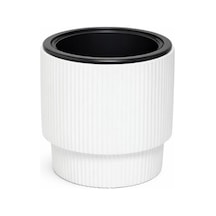 Omnipazar So-vgs2 Vega Modern Plastik Saksı Takımı İç Kovalı 20 Litre No:2 Beyaz