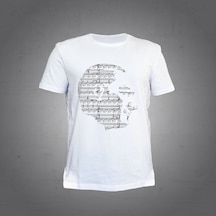 Herşey Nota Atatürk Nota T-shirt Beyaz Unisex 001