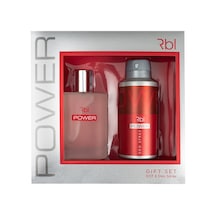 Rebul Power Kofre Erkek 90ml Edt + Deodorant 150ml - 5 Adet Tarı Ferah