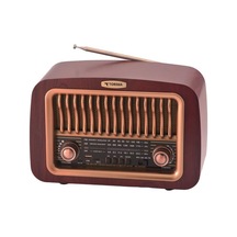 Torima D-59 Kahverengi Nostalji Radyo Kablosuz Bluetooth Hoparlör