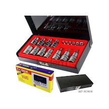 Rico Rc9018 Torx 1/2"- 1/4" Lokma Set Takımı Çantalı 18 Parça