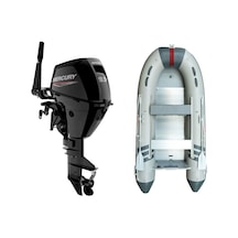 Marinport 4.30 Alüminyum Taban Şişme Bot + Mercury 9.9 Hp Deniz Motoru