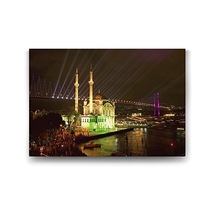 Ortaköy Camii Gece Tablo - 90x60cm 7/8 Yaş