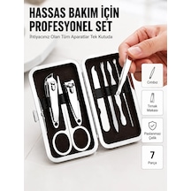 Tırnak Ve Kaş Bakımına Özel Paslanmaz Çelik Set