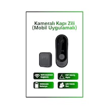 Harvox Wi-fi Kameralı Kapı Zili 1080p Akıllı Kablosuz Görüntülü Güvenlik Kamerası, 170 Geniş Açı, Uzaktan Kontrol