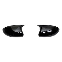 Renault Clıo Mk3 2006 - 2009 Batman Yarasa Ayna Kapağı Pıano Black