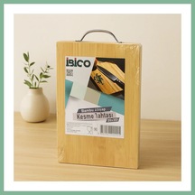 Bşkvirgo Bambu Kesme Tahtası 20x30x1.7 Cm - Metal Kulplu Bsk2026 Diğer