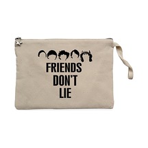 Stranger Things Friend Dont Lie Krem Cüzdan / El Çantası Krem