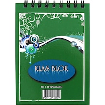 Klas Bloknot Spiralli Çizgili No:2 36 Yp