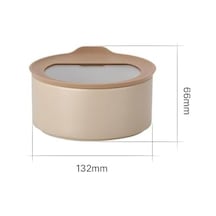 One Seramik Saklama Kabı Bej 600 Ml D-neone060-09 Açık Ahşap
