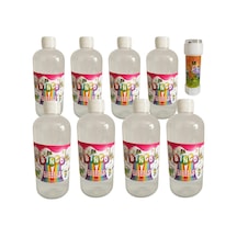 8 Adet Köpük Baloncuk Likiti Yedek Baloncuk Solüsyon 500 Ml Tabanca Köpük + 1 Adet Mini Köpük Oyunu