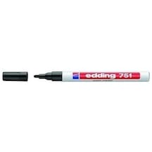 Edding 751 Çok Amaçlı Örtücü Boyama Dekorasyon Markörü 1-2 Mm Siy