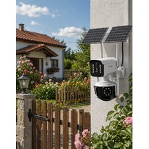 Güneş Enerjili Arsa Kamerası 4g Sım Kartlı Gece Görüşlü Solar Kamera 2 Yıl li Mh-hs2793-5685