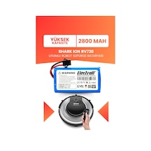 Shark Ion Rv720 Uyumlu Batarya Yüksek Kapasite 2800mah Pil Robot Süpürge Bataryası