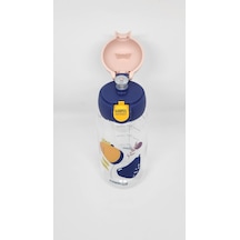 Gıpta Cool-J Medium 600 Ml Mavi-Pembe Kilitli Tritan K7549 Matara