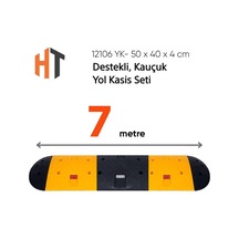 Destekli, Kauçuk Yol Kasisi Seti 7 Metre
