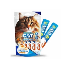 Euro Gold Cat Somon Balığı Ve Karides Aromalı Sıvı Kedi Ödülü 5x15gr