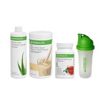 Kampanya Set Paketi 30 Vanilyalı Shake Klasik Çay 50gr Aloe Vera Hediye Shaker
