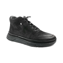 Pierre Cardin 382202 Hakiki Nubuk Deri Erkek Bot Siyah