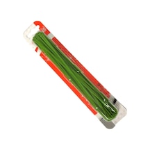 Yeşil Plastik Kablo Bağı 200mm X 2.5mm 50 Adet Cırt Kelepçe Seti Kablo Düzenleyici Bağ Standart