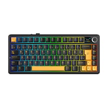 Aula F75 Max Mekanik Gaming Oyuncu Klavyesi Tkl Rgb Graywood V4 Switch Kablosuz Makrolu Hot Swap Türkçe Q Siyah 10334604