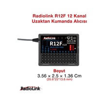 Radiolink R12f 12 Kanal Uzaktan Kumanda Alıcısı Dual Antenna Receiver W/s-bus+ppm+pwm