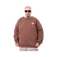 Mode Xl Büyük Beden Erkek Sweat Bisiklet Horse U25812 Kahverengi