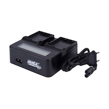 Pdx Plus Panasonic İle Uyumlu Dmw-blf19e, Batarya İçin İkili Fotoğraf Makinesi Şarj Cihazı