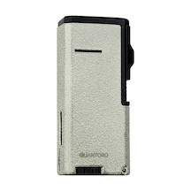 Quantoro 3 Torch Pürmüz Delicili Gümüş Metal Puro Çakmağı - Trz1075