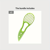 Chenkestoreone Yeşil Avakado Dilimleyici 3ü 1 Arada Ev Ve Dış Mekan Kullanımı İçin Pratik Yeşil 2