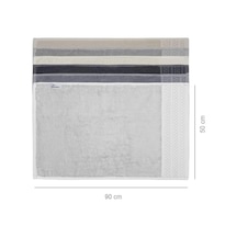 Softure 3'lü El Yüz Ve Saç Havlusu, Günlük Kullanım, 50x90 Cm, Yumuşak, Dayanıklı, Hızlı Kuruyan, Ev Banyosu, Çok Renkli