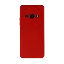 Redmi A3 4g Kılıf Nano İçi Kadife Silikon - Kırmızı İtdark2981