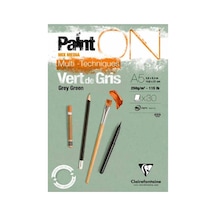 Clairefontaine Paint-on Grey Yeşil A5 250 Gr 30 Yp 4 Lü